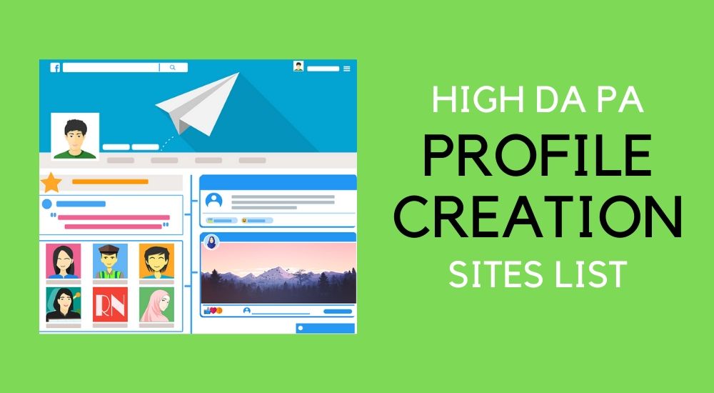 free profile creation sites